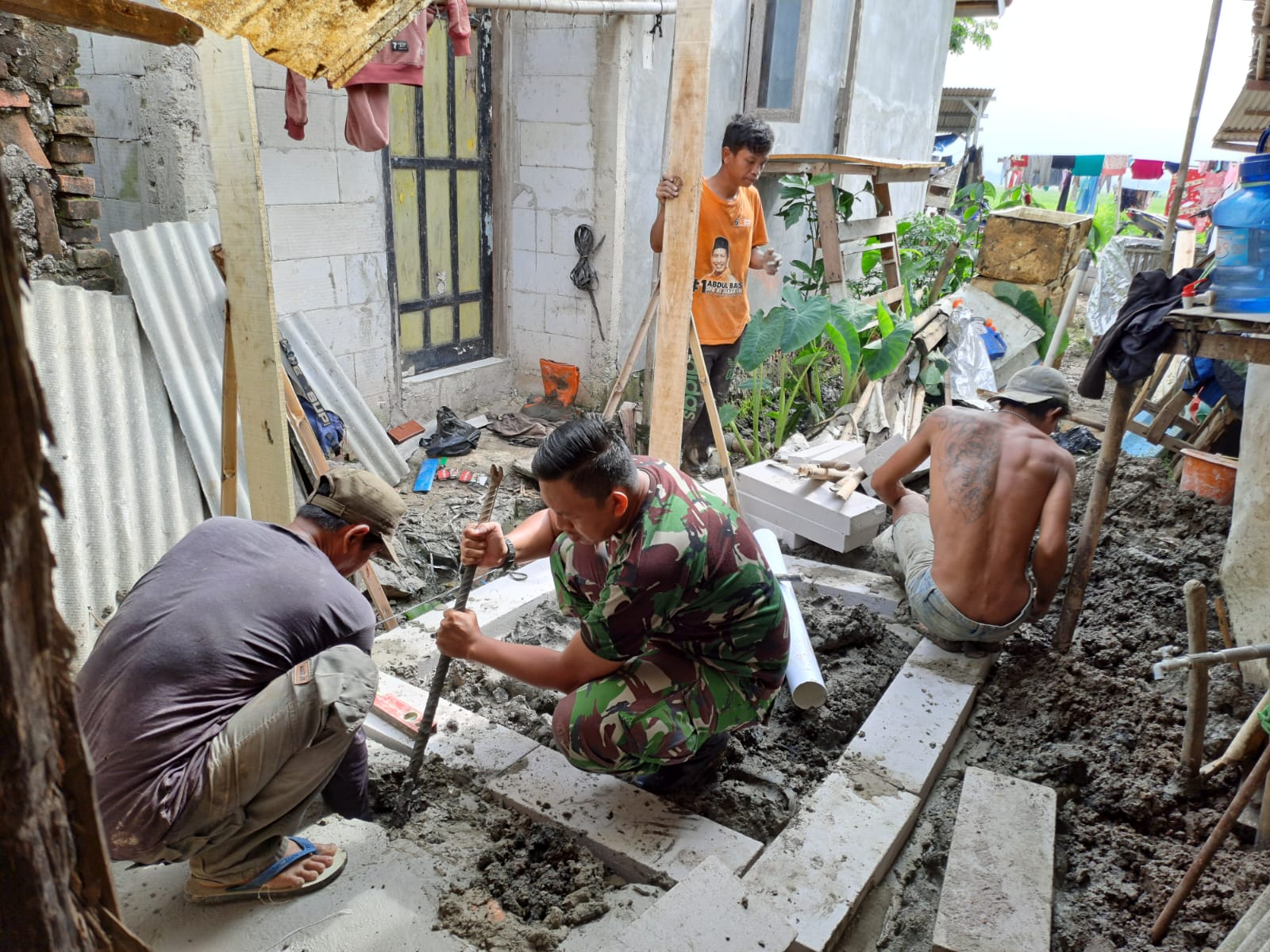 MCK Untuk Warga, Dibangun Satgas TMMD di 10 Lokasi.