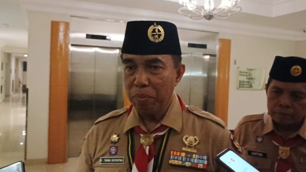 Foto : Yana Suryatna Ketua Gerakan Pramuka Kwartir Kabupaten Bekasi