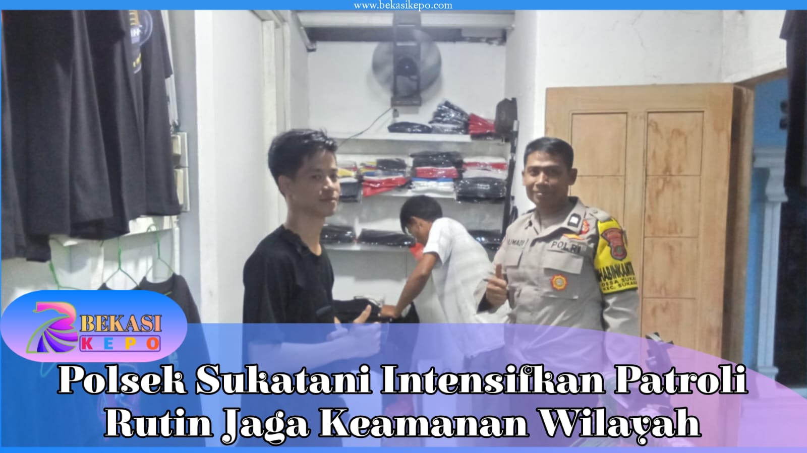 Polsek Sukatani Intensifkan Patroli Rutin Jaga Keamanan Wilayah